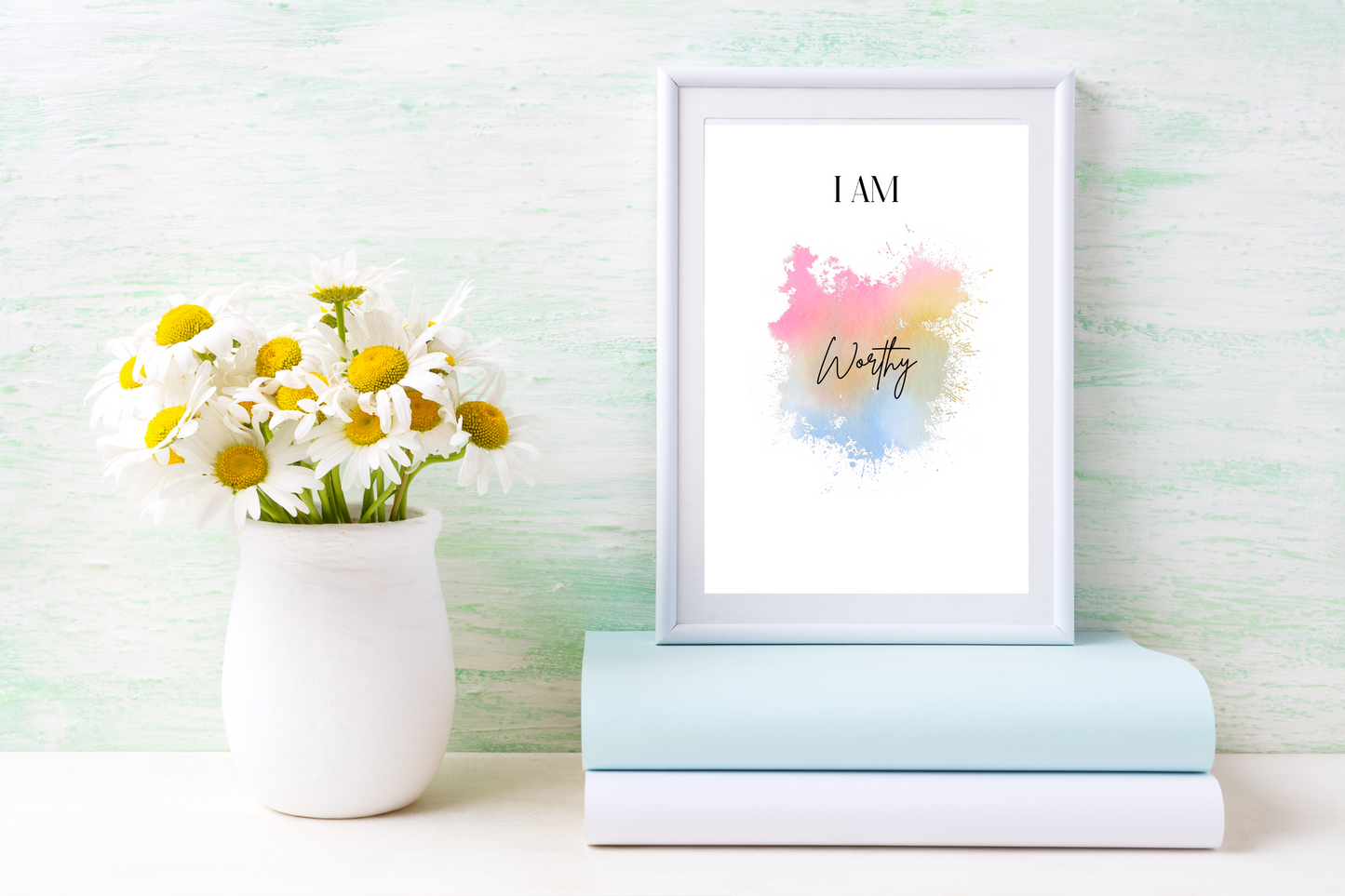 I AM | Positive Affirmations| Bundle X6 Posters | Digital Download